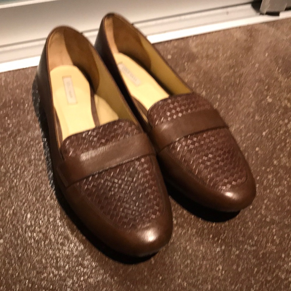 Cole Haan Braided Leather Loafer 10